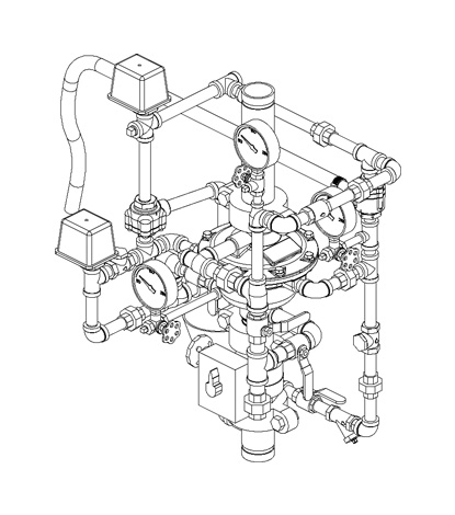 Model G-2000 Dry Valve Riser Assembly
