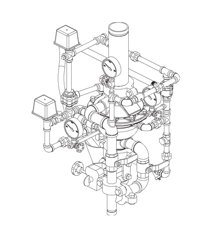 Model G-3000 Dry Valve Riser Assembly