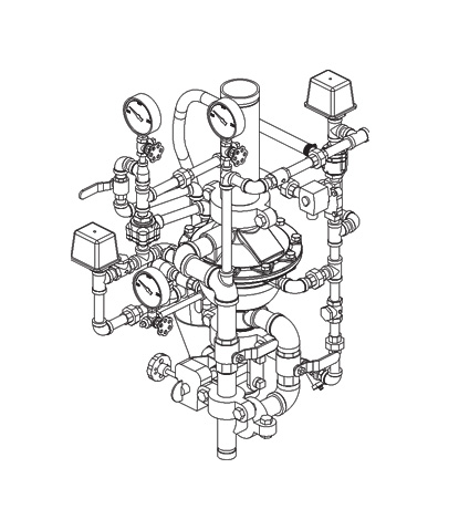 Model G-3000P Double Interlock Preaction with Electric Pneumatic Release