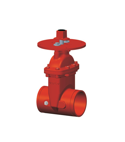 NRS Resilient Seated Gate Valves, Grooved Ends, 300PSI